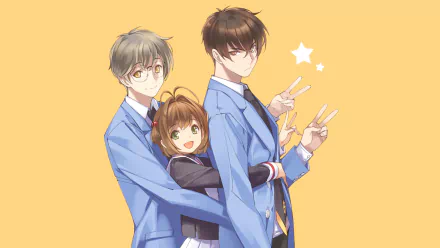 Toya Kinomoto Sakura Kinomoto Yukito Tsukishiro Anime Cardcaptor Sakura HD Desktop Wallpaper | Background Image