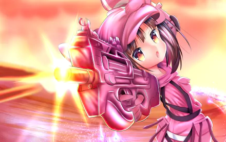 Karen Kohiruimaki LLENN (Sword Art Online) Anime Sword Art Online Alternative: Gun Gale Online HD Desktop Wallpaper | Background Image