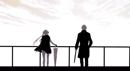 Okita Sougo Kagura (Gintama) Anime Gintama HD Desktop Wallpaper | Background Image
