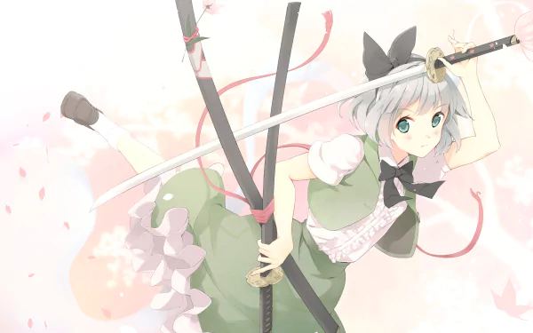Youmu Konpaku Anime Touhou HD Desktop Wallpaper | Background Image