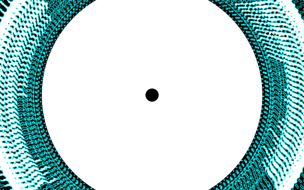 teal white Abstract circle HD Desktop Wallpaper | Background Image