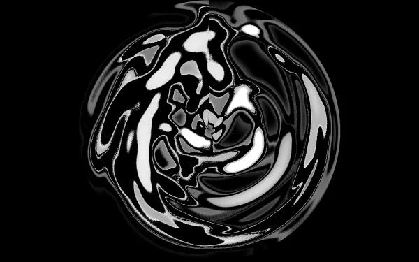 monochrome Abstract swirl HD Desktop Wallpaper | Background Image