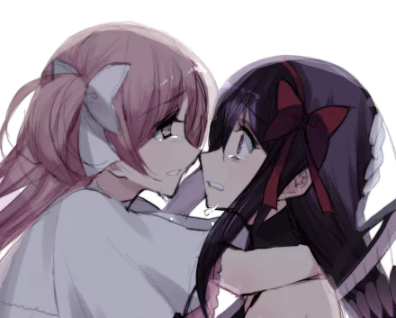 Ultimate Madoka Homura Akuma Madoka Kaname Homura Akemi Anime Puella Magi Madoka Magica HD Desktop Wallpaper | Background Image