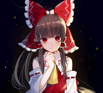 Reimu Hakurei Anime Touhou HD Desktop Wallpaper | Background Image