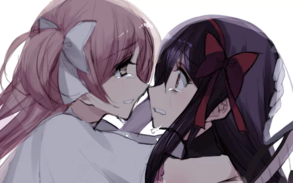 Ultimate Madoka Homura Akuma Madoka Kaname Homura Akemi Anime Puella Magi Madoka Magica HD Desktop Wallpaper | Background Image