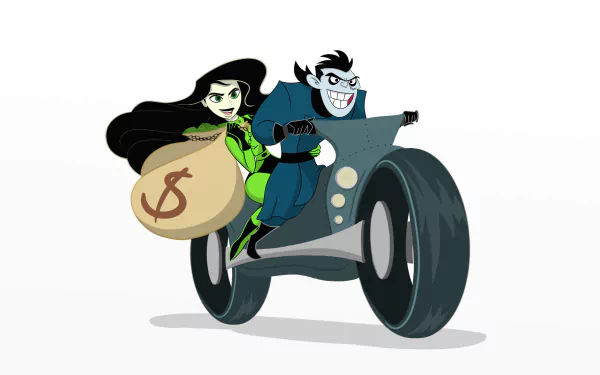 Shego and Drakken out on a ride