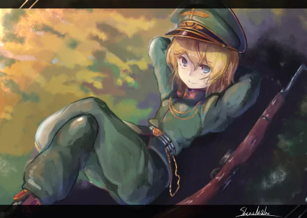 Tanya Degurechaff Anime The Saga of Tanya the Evil HD Desktop Wallpaper | Background Image
