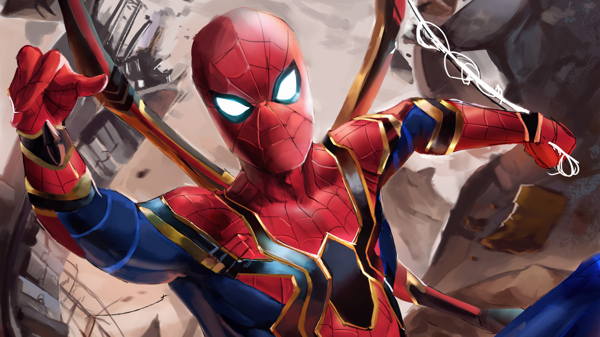 Iron Spider Suit In Avengers Infinity War by Jarhudpong Khewgor