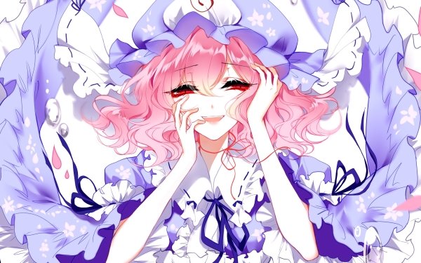 Anime Touhou Yuyuko Saigyouji HD Wallpaper | Background Image
