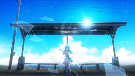 sunshine guitar Anime Original HD Desktop Wallpaper | Background Image