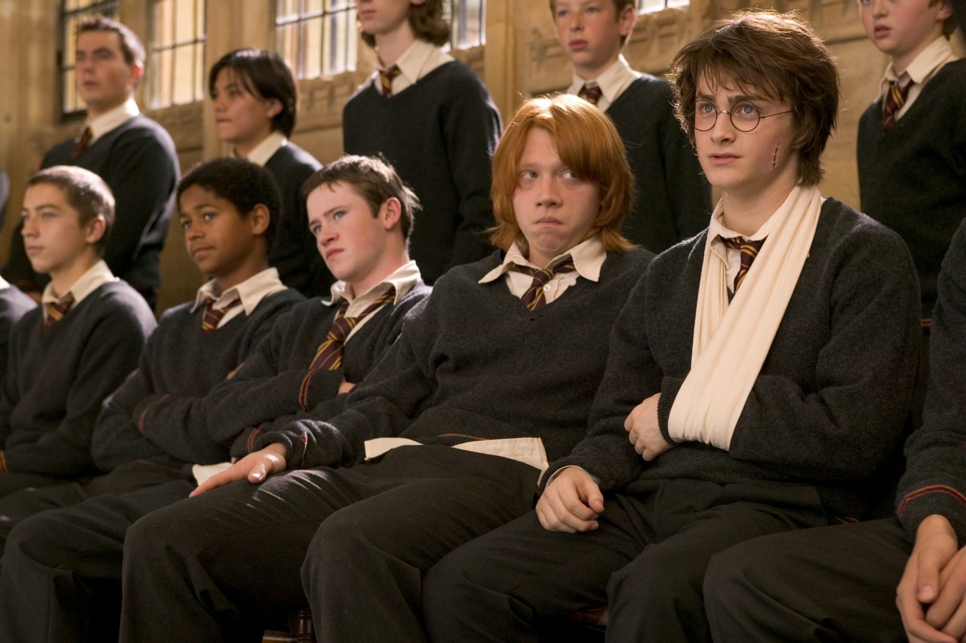 Download Rupert Grint Ron Weasley Daniel Radcliffe Harry Potter Movie Harry Potter And The Goblet Of Fire HD Wallpaper