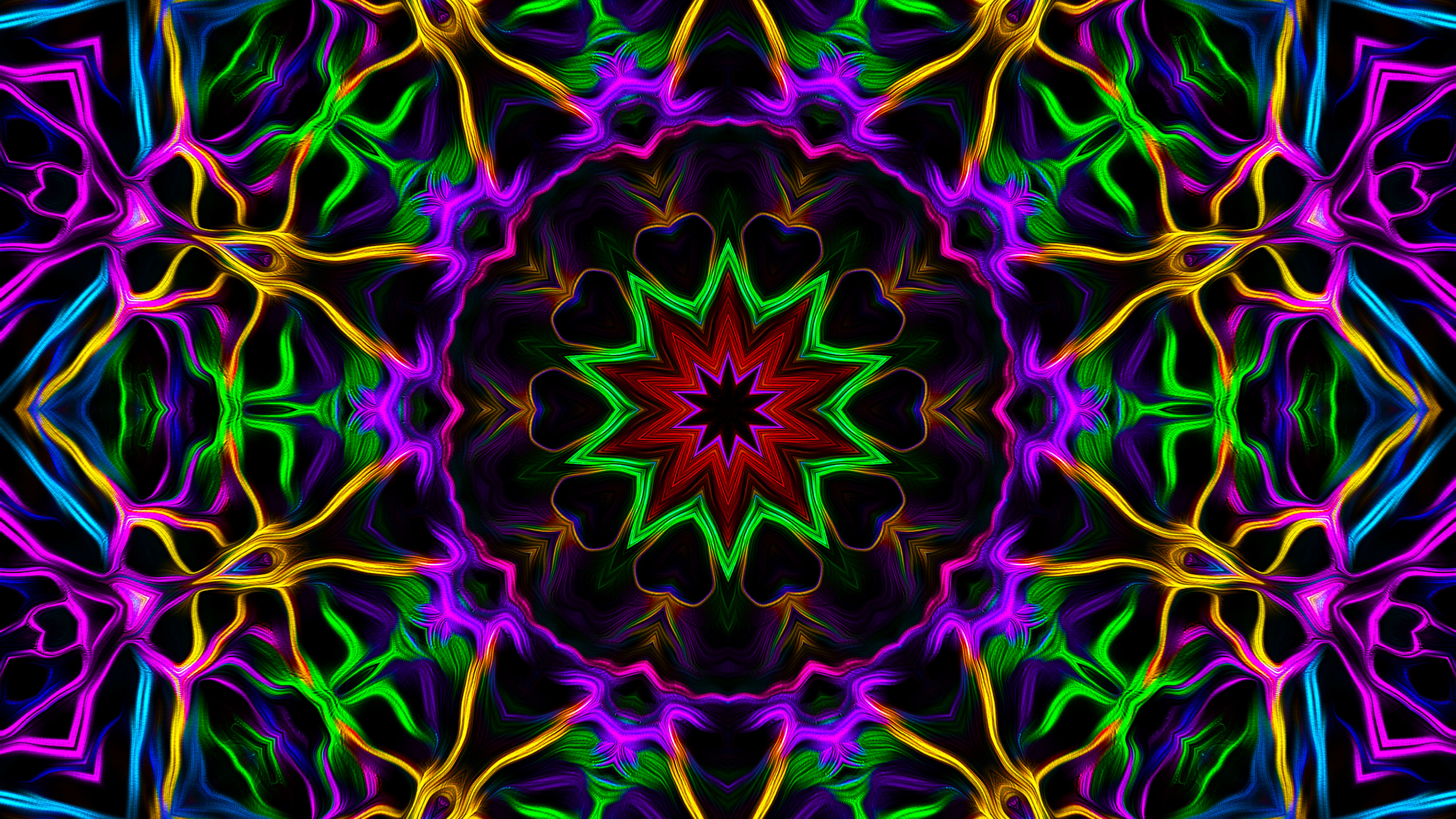Colorful Kaleidoscope UHD 4K Wallpaper - Pixelz.cc