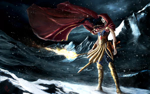  Fantasy Warrior Woman by Virginia Berrocal