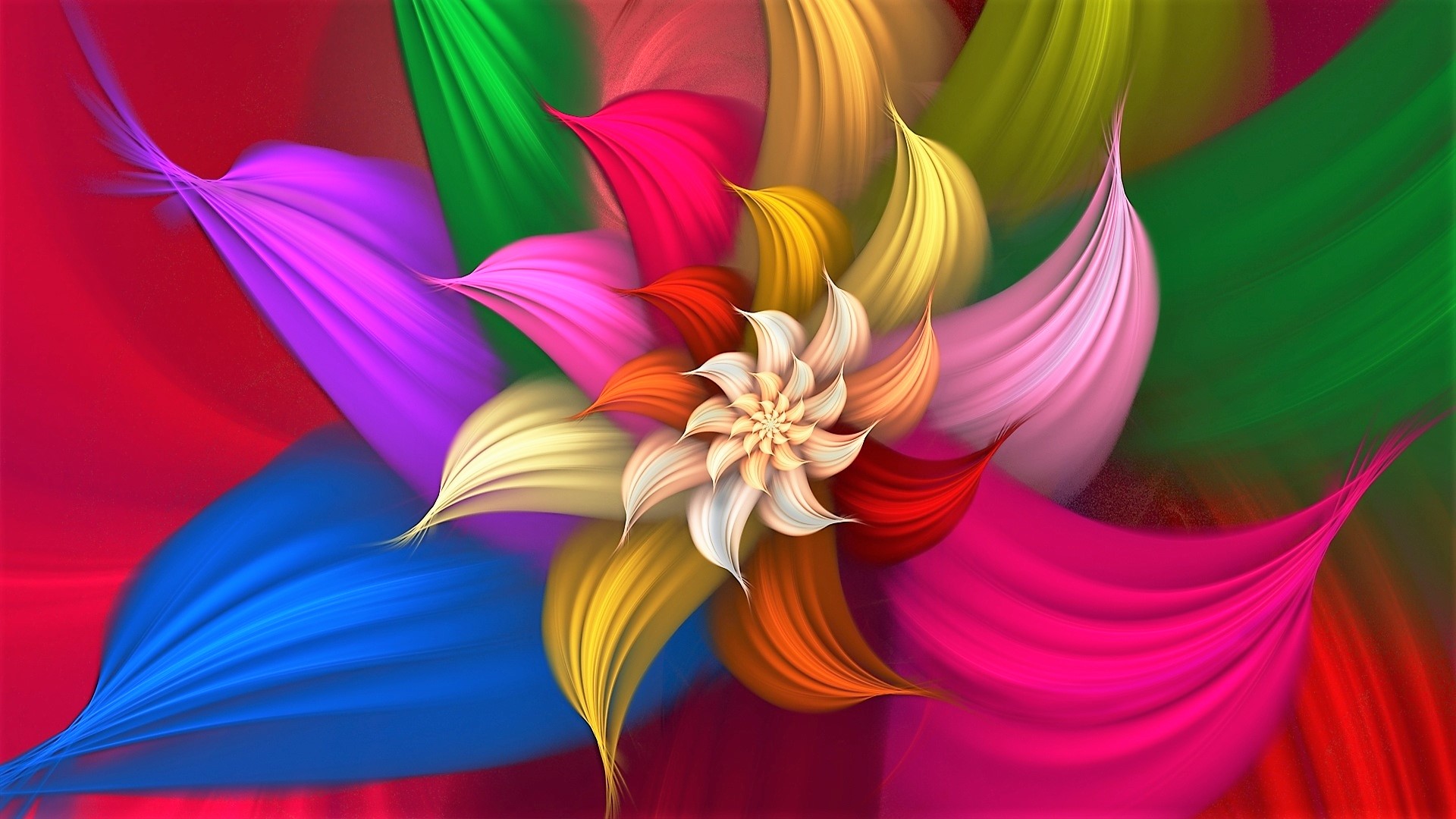 Abstract flower colorful petals light 1080x1920 iPhone 8766S Plus  wallpaper background picture image