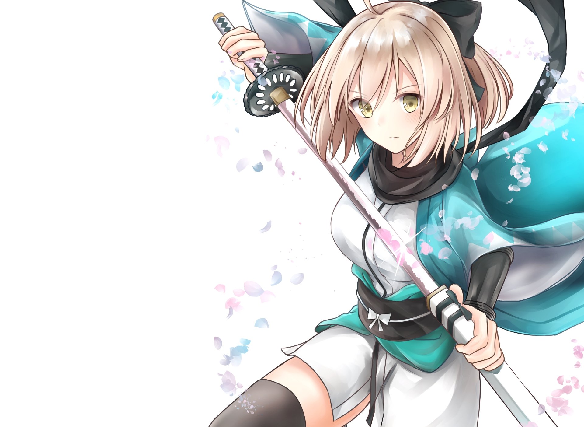 Download Sakura Saber Anime Fate/Grand Order 4k Ultra HD Wallpaper by すくゅ