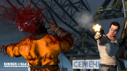 video game Serious Sam 4 HD Desktop Wallpaper | Background Image
