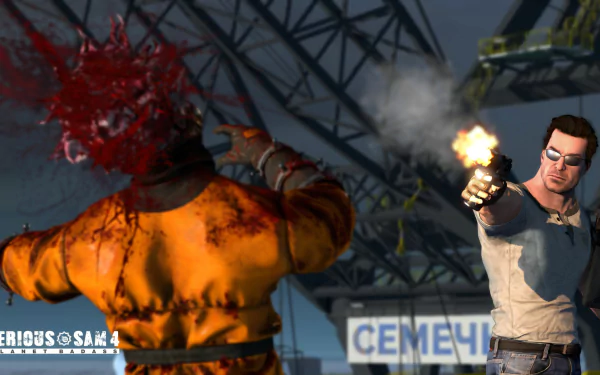 video game Serious Sam 4 HD Desktop Wallpaper | Background Image