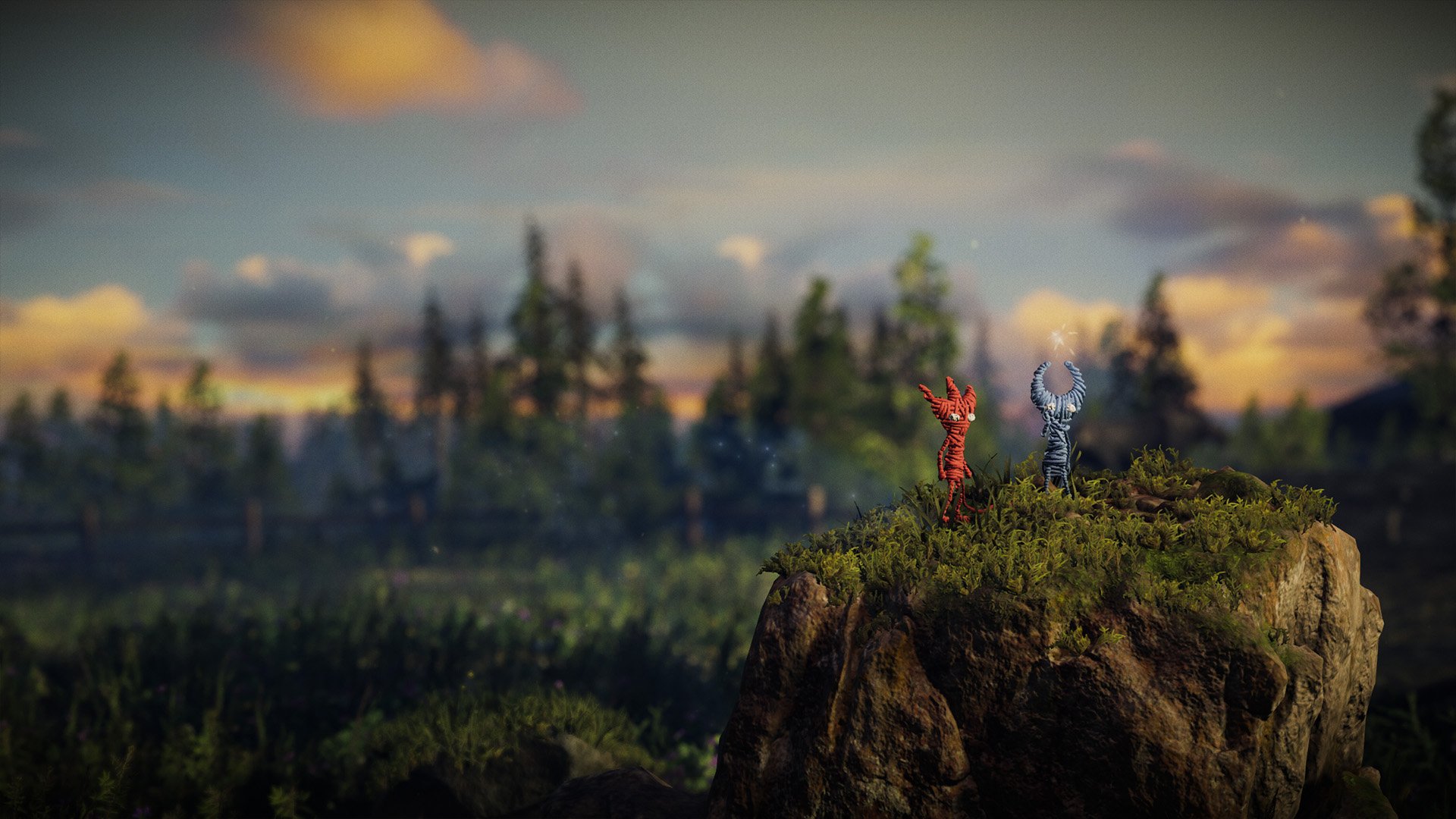 Download wallpaper 1280x800 unravel two, game, yarn, full hd, hdtv