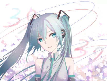 Hatsune Miku Anime Vocaloid HD Desktop Wallpaper | Background Image