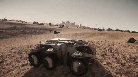 outpost Reclaimer (Star Citizen) rover URSA (Star Citizen) video game Star Citizen HD Desktop Wallpaper | Background Image