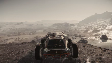 Daymar (Star Citizen) URSA (Star Citizen) rover outpost video game Star Citizen HD Desktop Wallpaper | Background Image