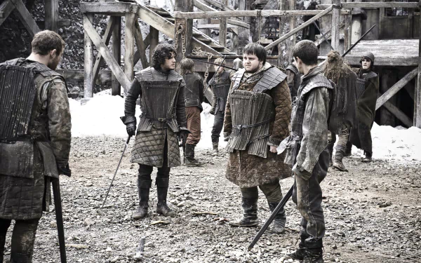 John Bradley Kit Harington Samwell Tarly Jon Snow TV Show Game Of Thrones HD Desktop Wallpaper | Background Image