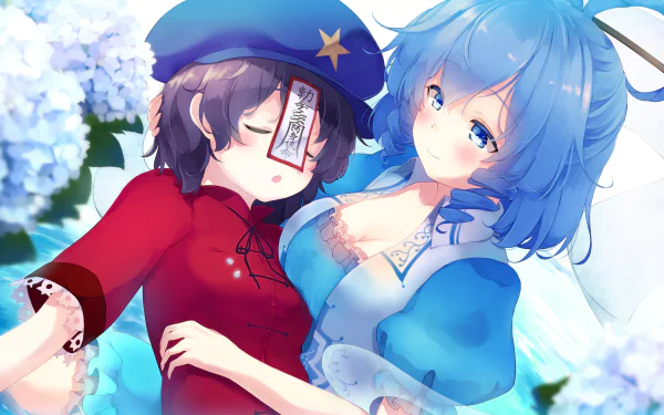 Yoshika Miyako Seiga Kaku Anime Touhou HD Desktop Wallpaper | Background Image