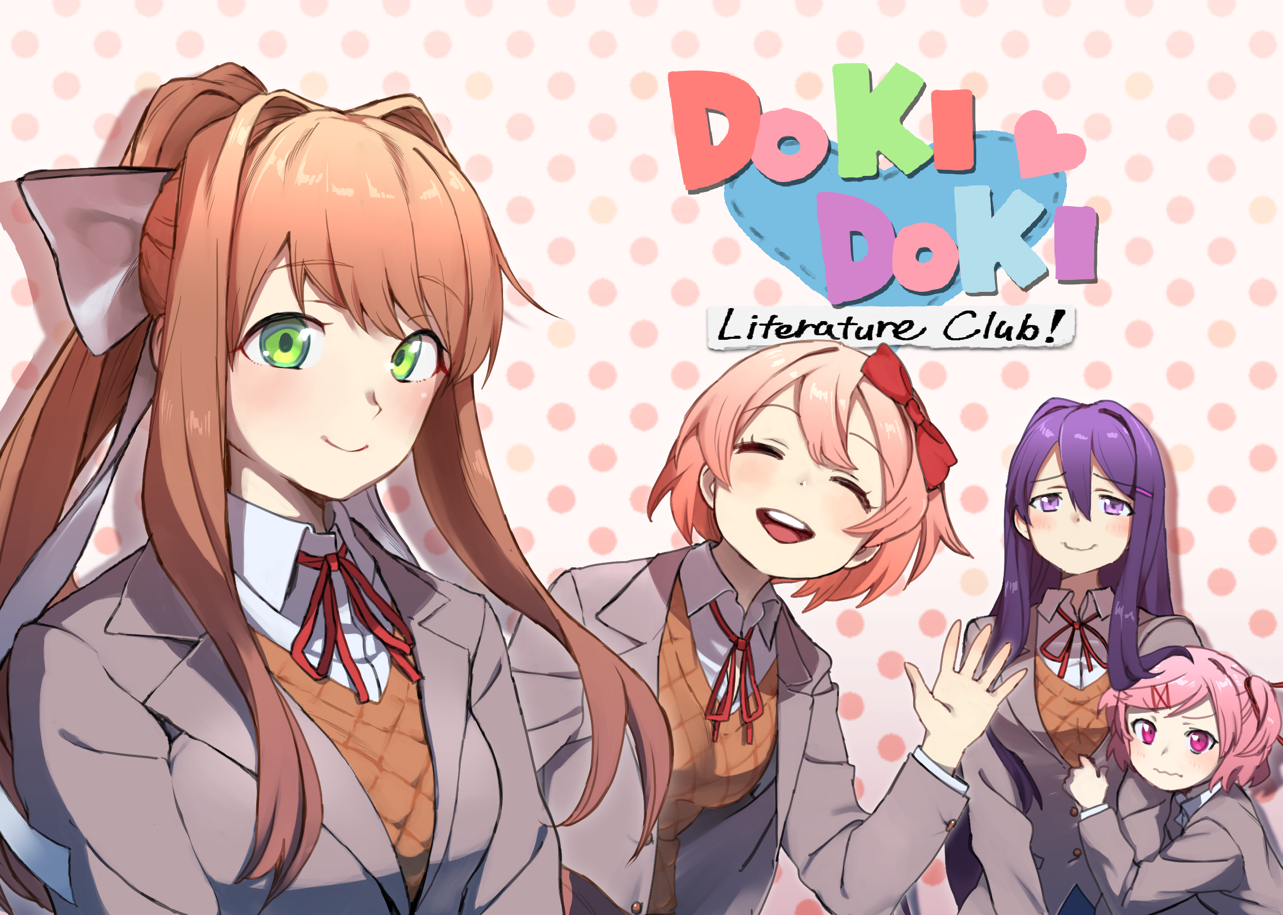 Video Game Doki Doki Literature Club! HD Wallpaper