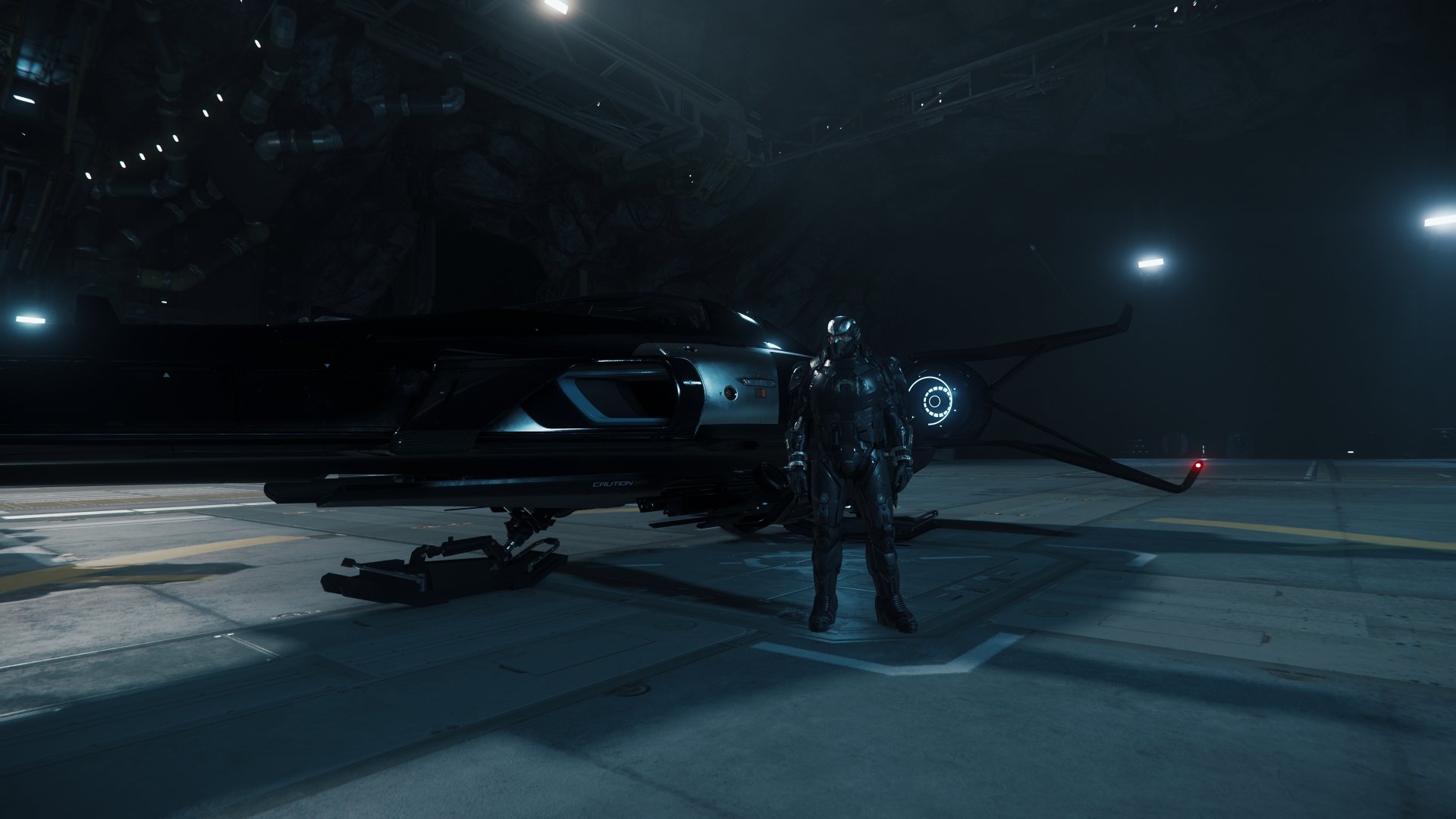 Download Armor Levski (Star Citizen) Hangar Razor (Star Citizen) Video Game Star Citizen 4k Ultra HD Wallpaper by DesoShow