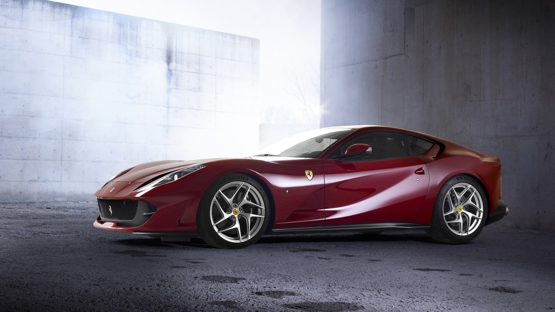 Download Supercar Grand Tourer Car Ferrari Vehicle Ferrari 812 Superfast 4k Ultra HD Wallpaper
