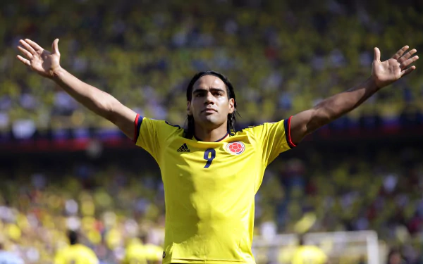 Columbian soccer Radamel Falcao García Sports HD Desktop Wallpaper | Background Image