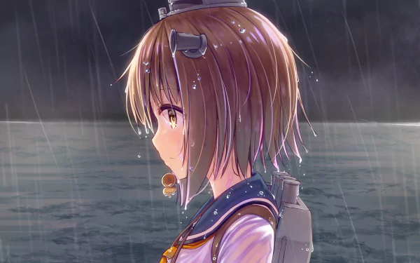 Yukikaze (Kancolle) Anime Kantai Collection HD Desktop Wallpaper | Background Image
