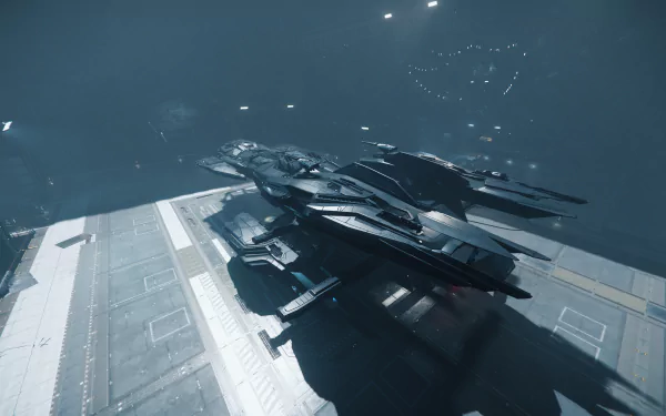 Levski (Star Citizen) hangar Constellation (Star Citizen) video game Star Citizen HD Desktop Wallpaper | Background Image