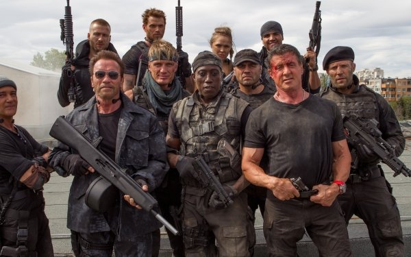 Movie The Expendables 3 The Expendables Jason Statham Sylvester Stallone Wesley Snipes Arnold Schwarzenegger Antonio Banderas HD Wallpaper | Background Image