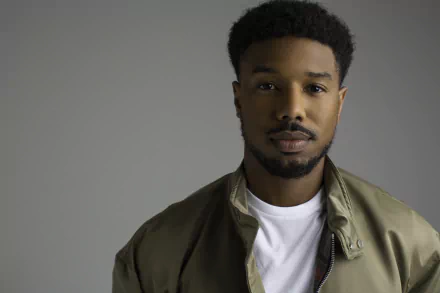 American actor Celebrity Michael B. Jordan HD Desktop Wallpaper | Background Image