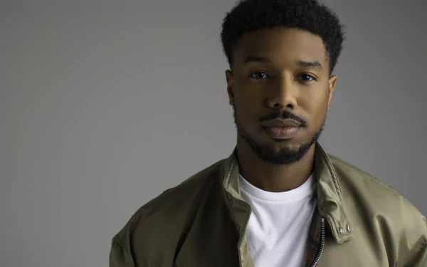 American actor Celebrity Michael B. Jordan HD Desktop Wallpaper | Background Image