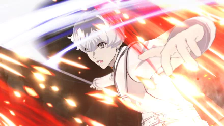 HD PC desktop wallpaper featuring Ken Kaneki and Haise Sasaki from the video game Tokyo Ghoul:re Call to Exist in dynamic action pose.