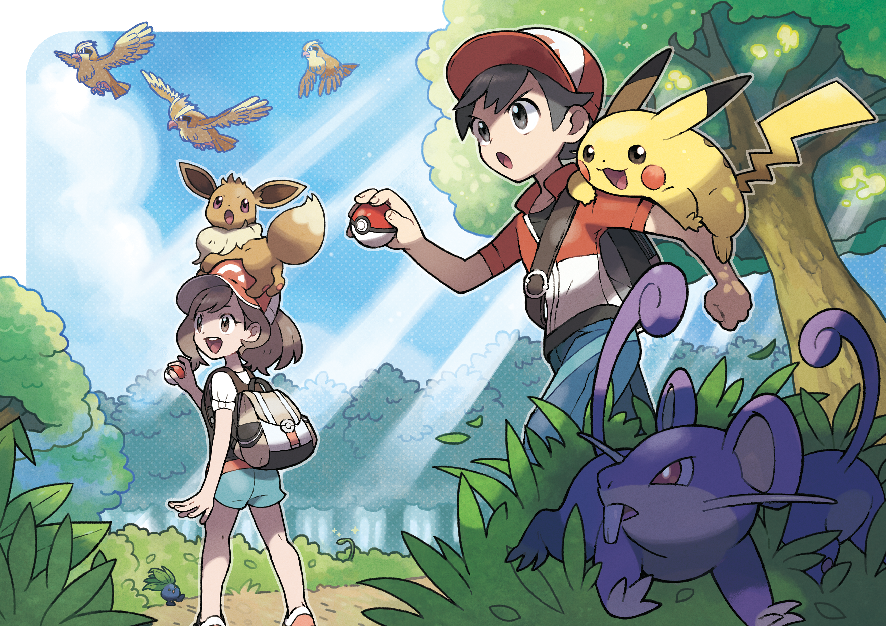 Video Game Pokémon: Let's Go Pikachu and Let's Go Eevee HD Wallpaper