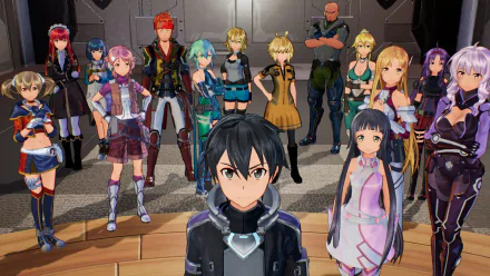 Yui (Sword Art Online) Asuna Yuuki Kirito (Sword Art Online) video game Sword Art Online: Fatal Bullet Kirito And Asuna HD Desktop Wallpaper | Background Image