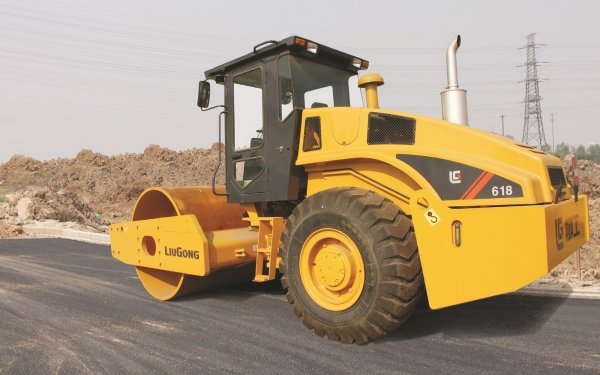 Vehicles Road Roller LiuGong 618 HD Wallpaper | Background Image