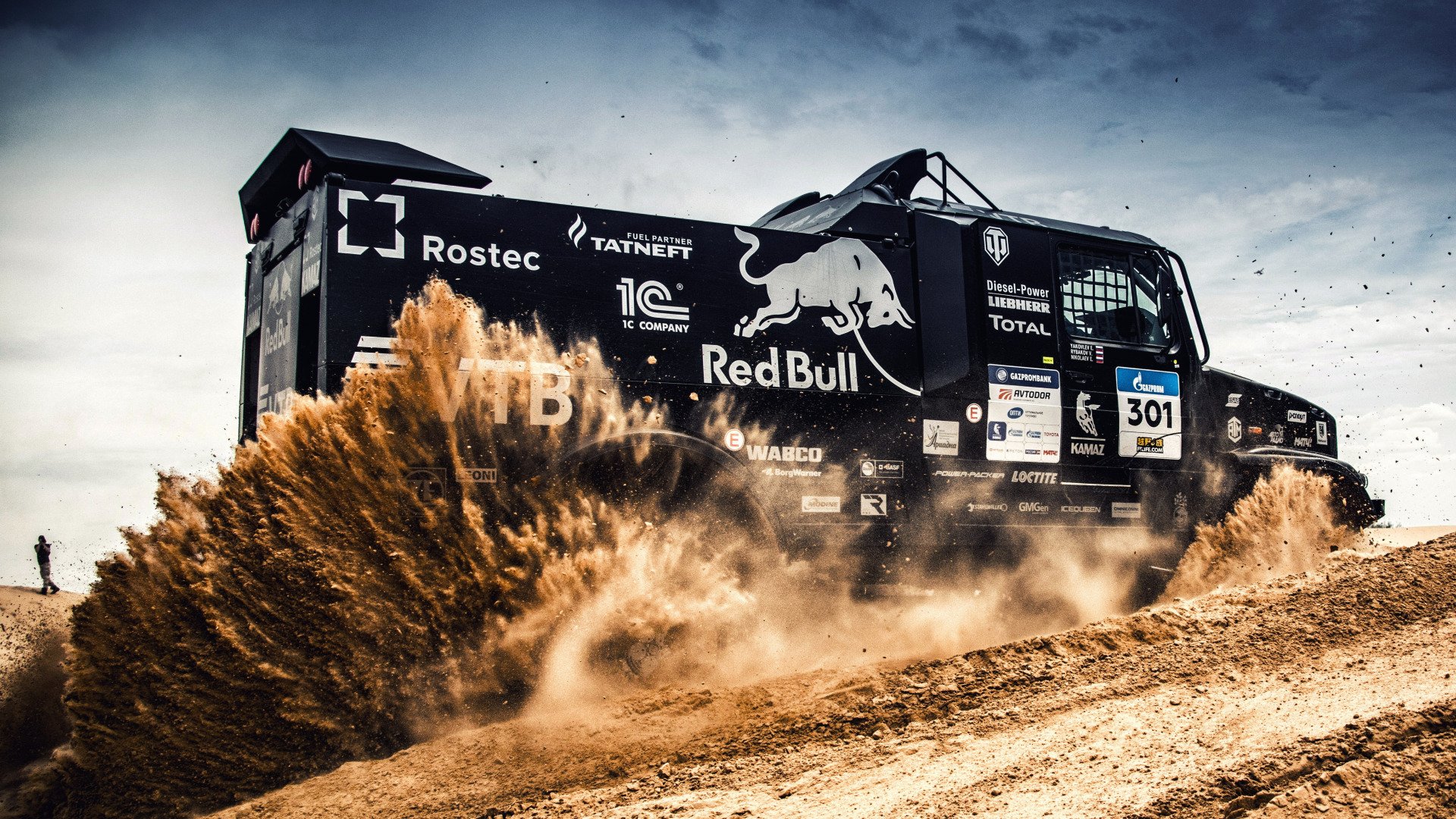 Download Kamaz Dirt Rallye Desert Rallying Sports HD Wallpaper