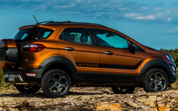 Vehicles Ford EcoSport Storm Ford Subcompact Car Crossover Car SUV Brown Car Car HD Wallpaper | Background Image
