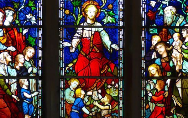  Stained Glass Window, Oxford, England