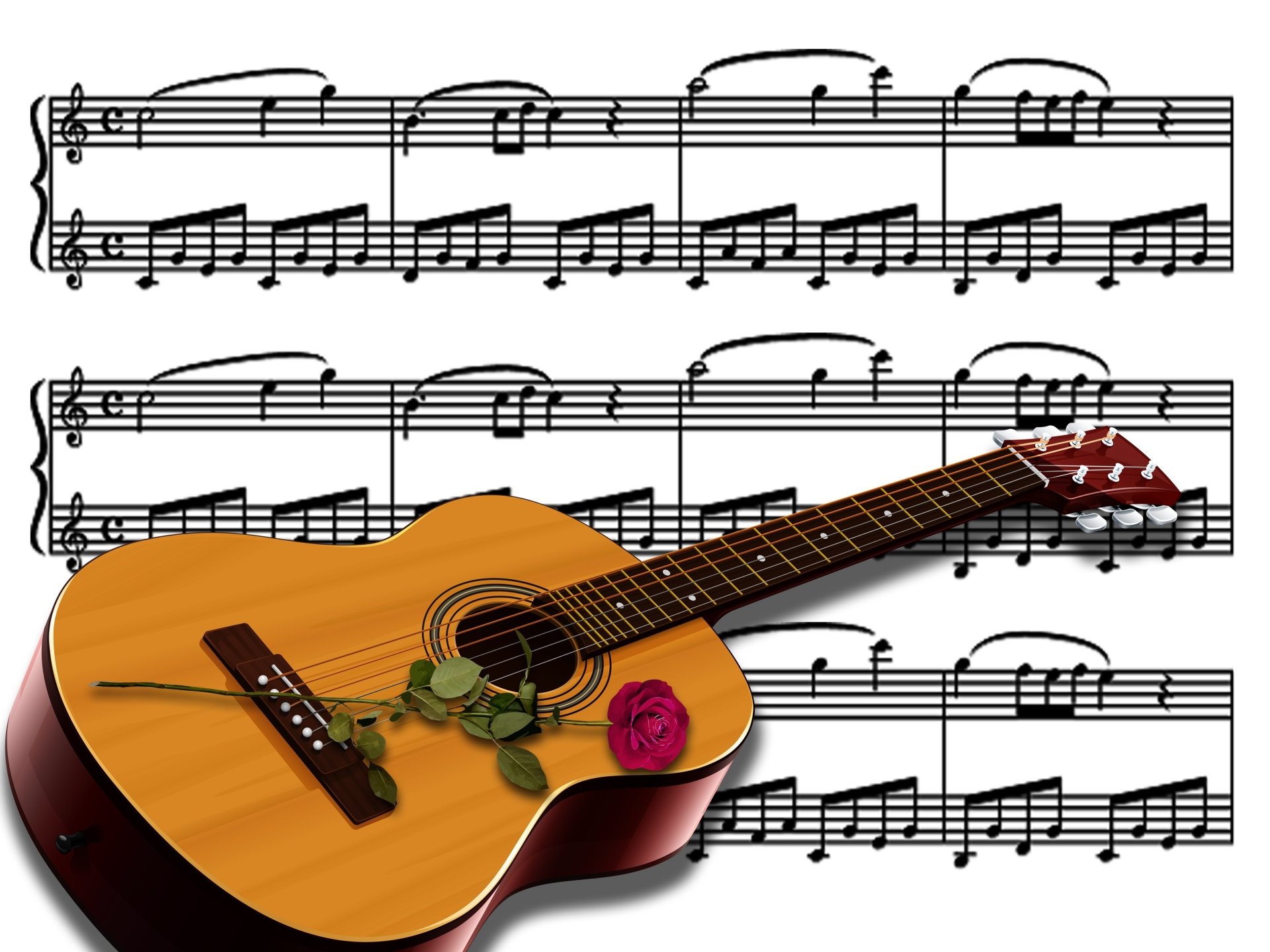Download Instrument Sheet Music Music Guitar 4k Ultra HD Wallpaper by Susanlu4esm