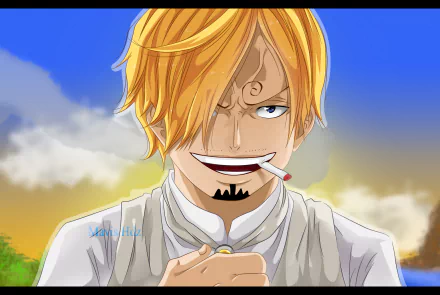 Sanji (One Piece) Anime One Piece HD Desktop Wallpaper | Background Image