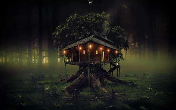  Treehouse in the Forest by Trần Công