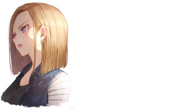Anime Dragon Ball Z Dragon Ball Android 18 Blue Eyes HD Wallpaper | Background Image