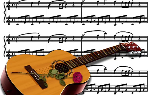 instrument sheet music music guitar HD Desktop Wallpaper | Background Image