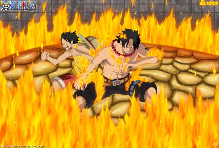 Portgas D. Ace Monkey D. Luffy Anime One Piece HD Desktop Wallpaper | Background Image
