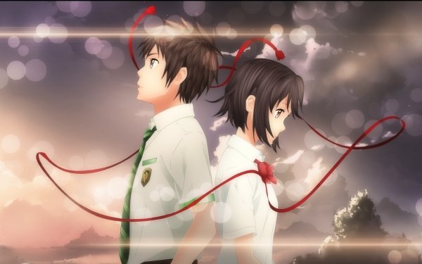 Anime Your Name. Mitsuha Miyamizu Taki Tachibana HD Wallpaper | Background Image